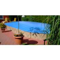 Mazide aufblasebare Schwimmbadabdeckung oval  (Maßanfertigung)