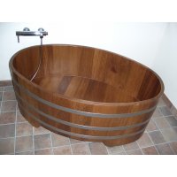 Holzbadewanne 149x90 cm Badezuber