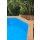 Holzpool Odyssea Octo+ 640, Höhe 146 cm Blau