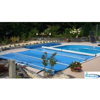 Poolabdeckung Wellpool24 Alu auf Maß (Farbe...