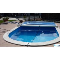 Poolabdeckung Wellpool24 Alu auf Maß (Farbe wählbar)