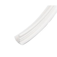 PVC-Keder / flexible Klemmleiste weiß