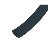 PVC-Keder / flexible Klemmleiste dunkelgrau