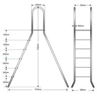 Aufstellleiter CLASSIC 150 | 2 x 5 stufen